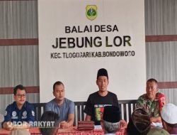 Penyaluran BLT DD di Desa Jebung Lor Bondowoso, Sedang Disosialisasikan