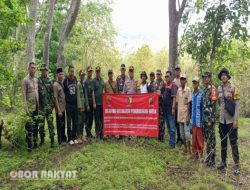 Bersama Koramil dan Polsek Prajekan, Perhutani BKPH Klabang Gelar Sosialisasi Antisipasi Bencana 