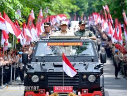 Presiden Prabowo Disambut Meriah di Pembukaan Apel Kasatwil Polri 2024