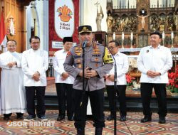 Ucapkan Selamat Natal, Kapolri: Mari Genggam Erat Persatuan dan Kesatuan