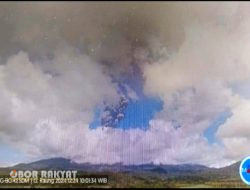 Gunung Raung Berada Status Pada livel II, BPBD Bondowoso Himbau Masyarakat dan Wisatawan Menjauh dari Pusat Erupsi 
