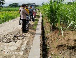 Bangunan TPT Jalan Desa Paguan Bondowoso Dirusak, Pelaku Masih Misterius 