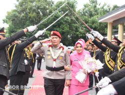 Tarian Blue Fire, Sambut Kedatangan Kapolres Bondowoso yang Baru