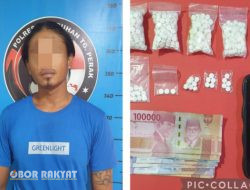 Polres Tanjung Perak Amankan Tersangka Pengedar Pil LL, Ratusan Butir Okerbaya Disita