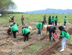 Polres Bondowoso Laksanakan Penanaman Jagung Serentak di Lahan 1 Juta Hektar