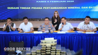 Polri Bongkar Kasus Tindak Pidana Tambang Timah Ilegal di Bekasi