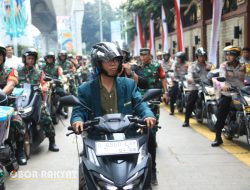 Polri dan Aliansi BEM PTNU se-Nusantara Gelar Kegiatan Bansos