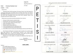 Kades Se-Kecamatan Tlogosari Layangkan Petisi, Minta Camat Rian Hidayat Diganti