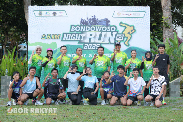 Bondowoso, Obor Rakyat - Pemerintah Kabupaten (Pemkab) Bondowoso melalui Dinas Pariwisata, Budaya, Pemuda, dan Olahraga (Disparbudpora) akan menggelar Bondowoso Night Run 2025.