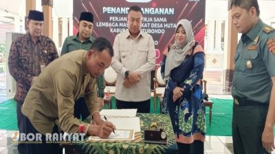 Wujud Sinergitas Kelola Hutan Lestari, Adm Perhutani KPH Bondowoso Tandatangani Kerjasama