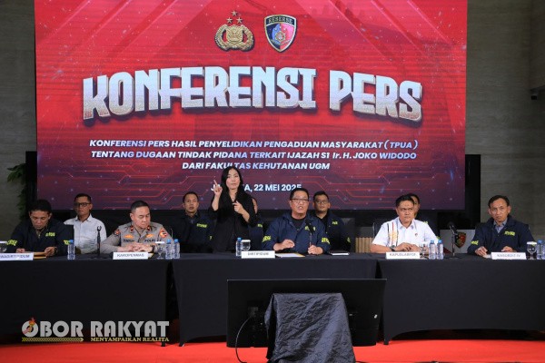 Jakarta, Obor Rakyat – Bareskrim Polri menegaskan, bahwa dokumen ijazah Joko Widodo (Jokowi) dinyatakan asli dan sah berdasarkan hasil penyelidikan dan uji forensik yang mendalam.