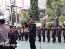Peringati Hari Lahir Pancasila, Polresta Banyuwangi Gelar Upacara Bendera