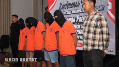 Penyerobotan Lahan Kosong, Ormas Ilegal Ditangkap Polrestabes Surabaya