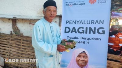 Melalui Program Desaku Berqurban, Rumah Zakat Salurkan 1.280 Paket Daging Qurban ke Pelosok Bondowoso
