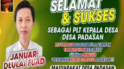 Sekdes Padasan Ditunjuk Jadi Plt Kades Usai FAJ Kabur dari Kejaran APH