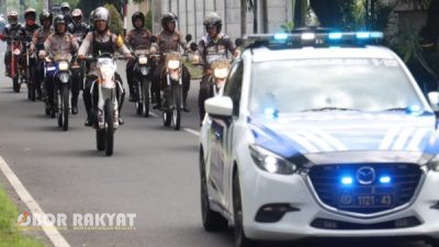 Polres Jember Gelar Patroli Skala Besar Jelang Akhir Pekan, Tegaskan Komitmen Jaga Harkamtibmas
