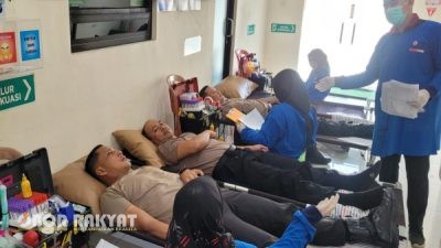 Peringati Hari Bhayangkara ke-79, Polresta Banyuwangi Gelar Bakti Kesehatan