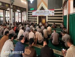 Polresta Banyuwangi Gelar Zikir dan Doa Bersama Jelang HUT ke-79 Bhayangkara 2025