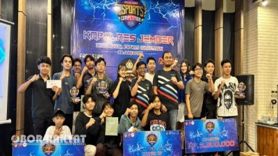 Kapolres Jember Gelar Turnamen Esports Free Fire dan Mobile Legends Peringati HUT Bhayangkara ke-79