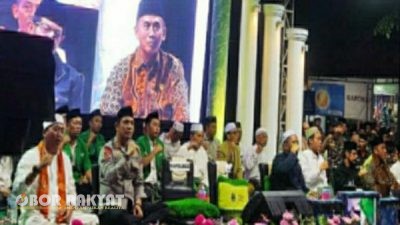 Ribuan Warga Hadiri “Polres dan Ansor Bersholawat” di Situbondo, Momentum Peringatan Hari Bhayangkara ke-79