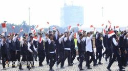 Hari Bhayangkara ke-79 di Monas: Polri Libatkan Satpam hingga Ormas dalam Devile Kebangsaan