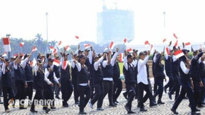 Hari Bhayangkara ke-79 di Monas: Polri Libatkan Satpam hingga Ormas dalam Devile Kebangsaan
