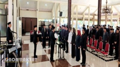 Bupati Bondowoso Lantik 7 Pejabat Administrator, Tekankan Transparansi dan Komitmen Pelayanan Publik