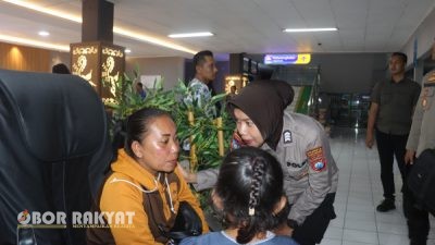 Polwan Polresta Banyuwangi Dampingi Korban KMP Tunu Pratama Jaya, Fokus Trauma Healing untuk Perempuan dan Anak