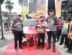 Meriah! Ribuan Peserta Padati Jember dalam Puncak Peringatan Hari Bhayangkara ke-79 Lewat Pagi Ceria Fun Bike