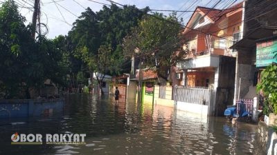 Tanggul Jebol, Empat RW di Kampung Makasar Jakarta Timur Terendam Banjir hingga 1 Meter