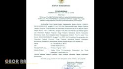 Dr. Fathur Rozi Resmi Ditunjuk Jadi Sekda Bondowoso, Surat Penunjukan Tersebar di Grup WhatsApp