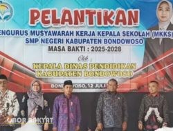 Pengurus MKKS SMP Negeri Bondowoso 2025–2028 Resmi Dilantik, Siap Tingkatkan Mutu Pendidikan