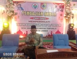 Desa Sidodadi Gelar Pengajian Akbar Peringatan Tahun Baru Islam 1447 H, Dihadiri Bupati Jember