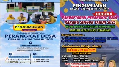 Dua Desa di Kecamatan Klabang Bondowoso Umumkan Rekrutmen Perangkat, Dasar Hukum Dipertanyakan