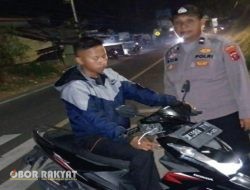 Polsek Dolok Pardamean Gelar Patroli Blue Light, Geng Motor Tak Berkutik di Simarjarunjung