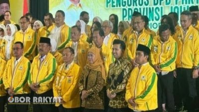 Sarmuji Lantik Pengurus Golkar Jatim 2025–2030, Target Tambah Kursi di Pemilu Mendatang