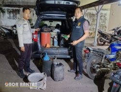 Polsek Bangsalsari Amankan 8 Tengkulak Penimbun BBM di Tengah Kelangkaan di Jember