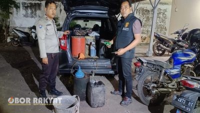 Polsek Bangsalsari Amankan 8 Tengkulak Penimbun BBM di Tengah Kelangkaan di Jember