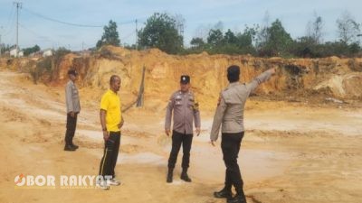 Polisi Cek Lokasi Galian C di Siak Hulu Usai Viral di Medsos, Aktivitas Sudah Terhenti