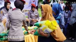 Polrestabes Surabaya Gelar Gerakan Pangan Murah, 25 Ton Beras Dijual Harga Rp12.000