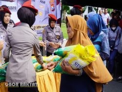 Polrestabes Surabaya Gelar Gerakan Pangan Murah, 25 Ton Beras Dijual Harga Rp12.000