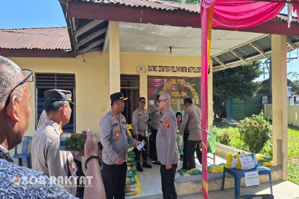 Simalungun, Obor Rakyat – Kapolres Simalungun AKBP Marganda Aritonang turun langsung memimpin Gerakan Pangan Murah (GPM) di Pos Polisi Simpang Kerasaan, Polsek Perdagangan, Selasa (12/8/2025).