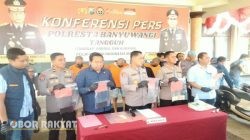 Polresta Banyuwangi Bongkar Sindikat Curanmor, 6 Pelaku Ditangkap dan 10 Motor Diamankan