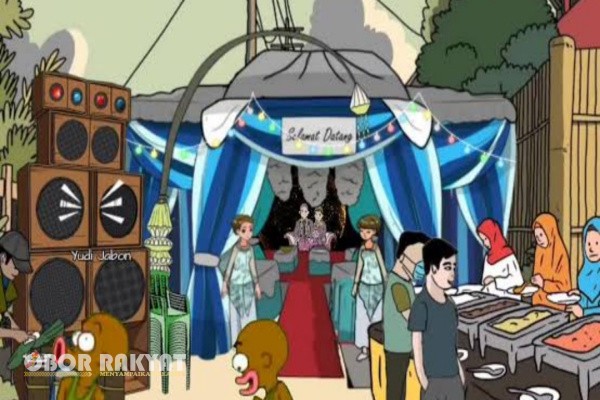 Jakarta, Obor Rakyat – Kebijakan baru terkait hak cipta musik kembali memicu polemik di tengah masyarakat. Lembaga Manajemen Kolektif (LMK) menetapkan aturan bahwa setiap penggunaan musik dalam acara hajatan, seperti pesta pernikahan maupun acara keluarga, kini wajib membayar royalti sebesar dua persen dari total biaya acara.