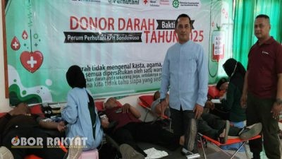 Perhutani Bondowoso Gelar Donor Darah, Hadirkan 80 Pendonor di Momen HUT RI ke-80