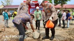 Kapolres Probolinggo Resmikan Peletakan Batu Pertama Gedung Satreskrim Baru