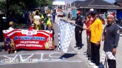 Karnaval HUT RI ke-80 di Desa Purwodadi Gambiran Meriah, Warga Tumpah Ruah di Sepanjang Jalan