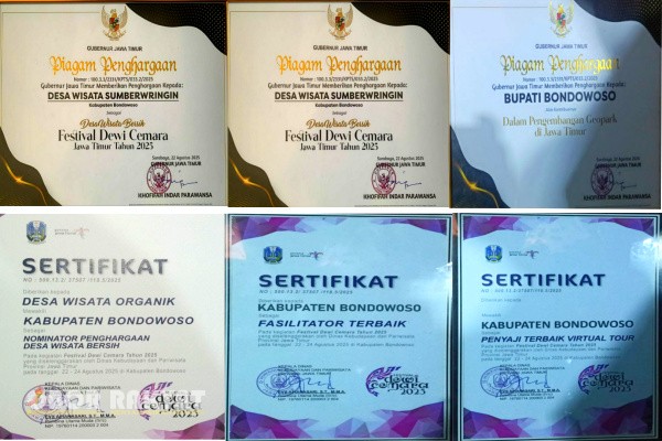 Bondowoso, Obor Rakyat – Kabupaten Bondowoso kembali mencatat prestasi gemilang di ajang Festival Dewi Cemara 2025 yang digelar oleh Dinas Kebudayaan dan Pariwisata Provinsi Jawa Timur pada 22–24 Agustus 2025.