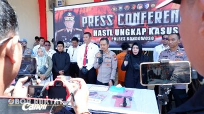 Polres Bondowoso Ungkap Tiga Kasus Kriminal Menonjol, Dua Libatkan Pelaku di Bawah Umur