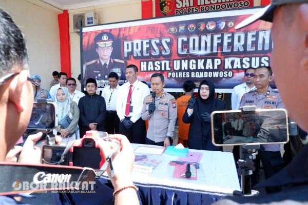 Bondowoso, Obor Rakyat – Polres Bondowoso di bawah kepemimpinan AKBP Harto Agung Cahyono, kembali mencatat prestasi signifikan dalam menjaga keamanan dan ketertiban masyarakat.
